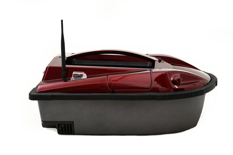 Barco teledirigido del cebo del buscador de los pescados del propulsor gemelo rojo con el sistema de alarma acústica RYH-001C